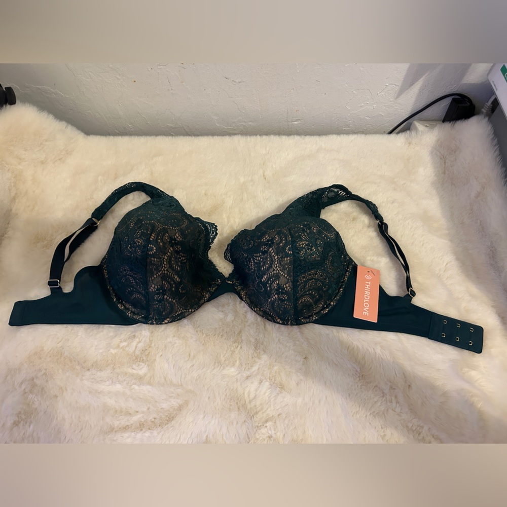 ThirdLove 24/7 Lacy Contour Plunge Bra size 32G